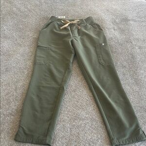 High waisted Yola skinny scrub pants